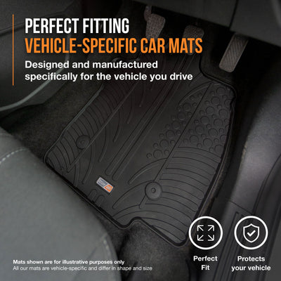 Nissan Qashqai Rubber Car Mats (2017-2021)