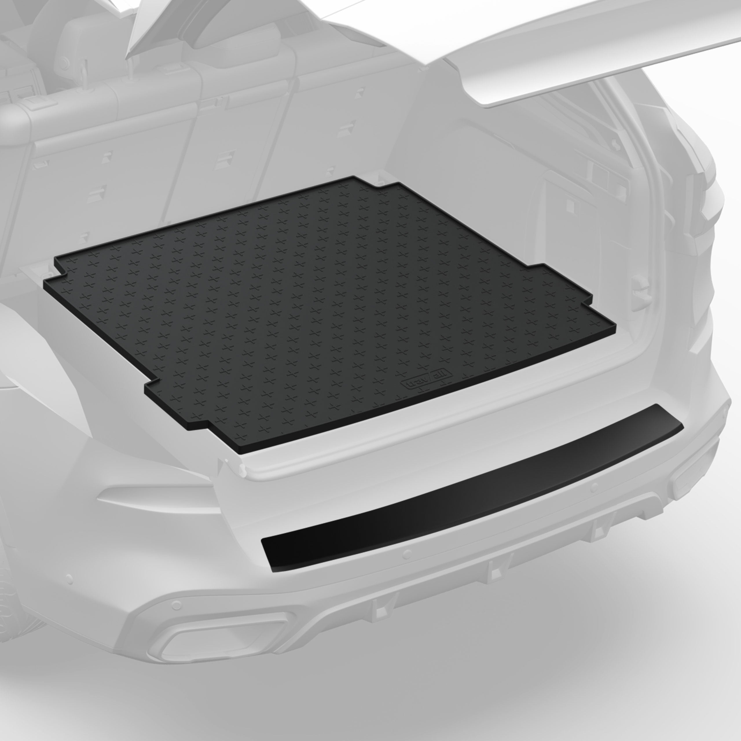 Bespoke-Car-Mats Boot Liner PVC – For Ford Focus Estate 2018+ (Space Saver Tyre)