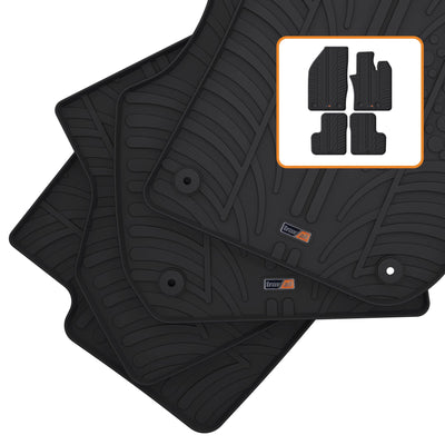 Fiat 500X Rubber Car Mats (2014-2024)