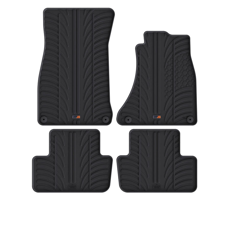 Mattes de voitures en caoutchouc Audi A4 (2012-2015)