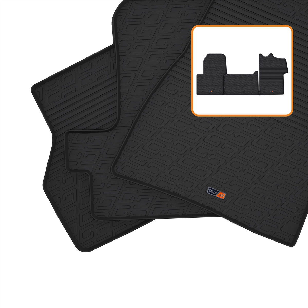 Vauxhall Movano Rubber Car Mats (2010-2014)