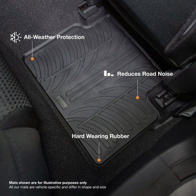 Jeep Wrangler SUV Rubber Car Mats (2017-)