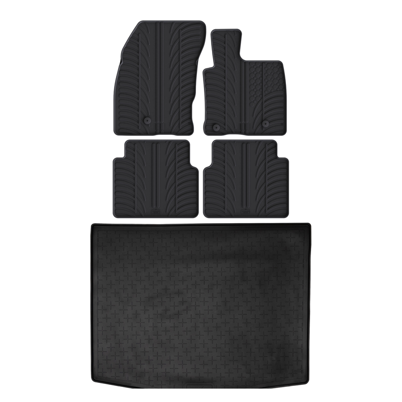 Ford Kuga Rubber Boot Liner and Rubber Car Mats Bundle (2020-)