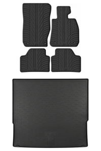 BMW X1 Rubber Boot Liner and Rubber Car Mats Bundle (2009-2015)