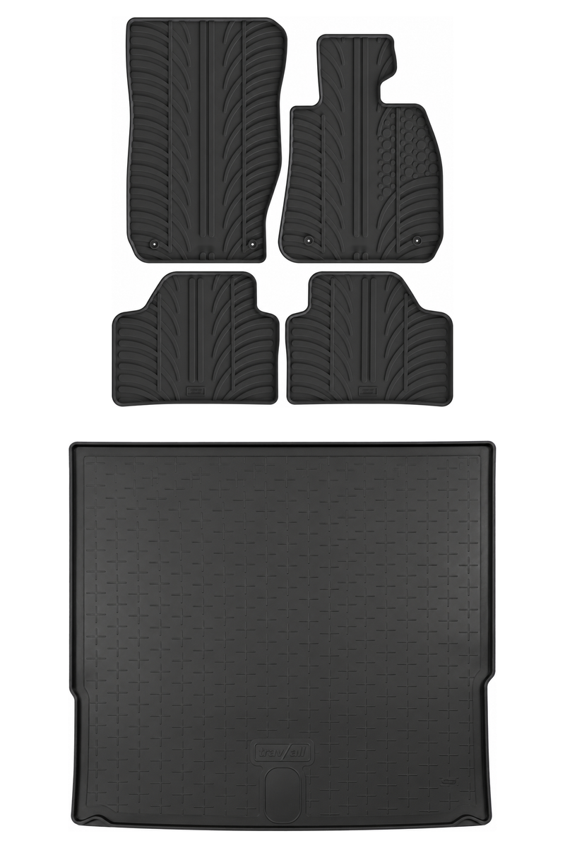 BMW X1 Rubber Boot Liner and Rubber Car Mats Bundle (2009-2015)