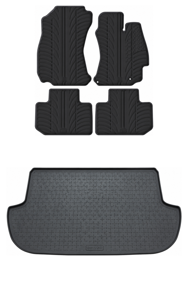 Subaru Forester Rubber Boot Liner and Rubber Car Mats Bundle (2013-2018)