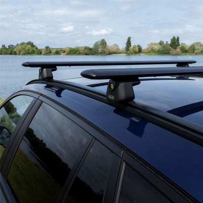 Aero Roof Rack Bars – 107cm – Fits Vauxhall Insignia Estate 2009-2018 With Flush Rails – Amos