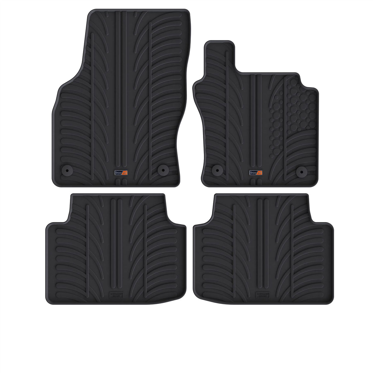 VW Passat Rubber Car Mats (2019-2024)