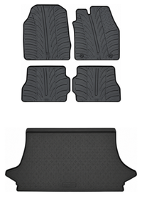 Ford Fiesta Rubber Boot Liner and Rubber Car Mats Bundle (2002-2008)