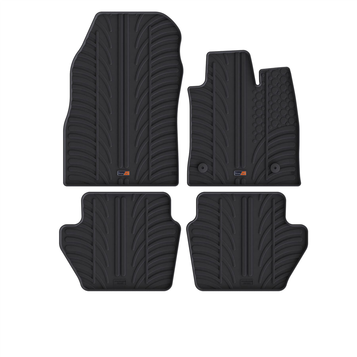 Ford Fiesta 5 Door Hatchback Rubber Car Mats (2017-2023)