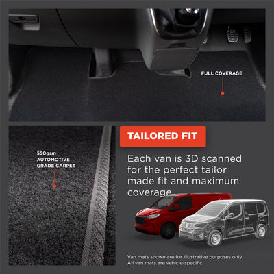 Mercedes Vito (2003-2014) [W639] [Dualiner] Carpet Floor Mat