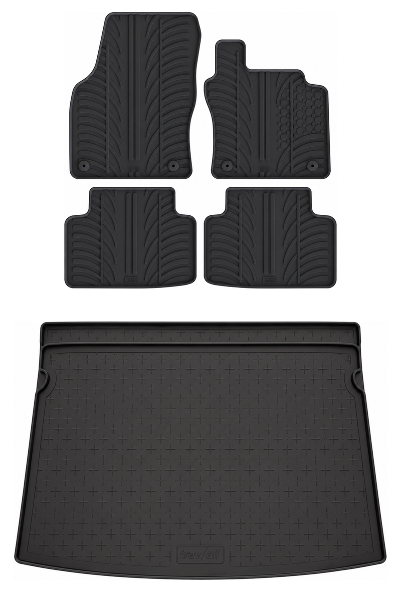 VW Golf Rubber Boot Liner and Rubber Car Mats Bundle (2013-2020)