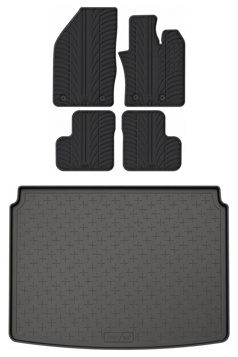 Fiat 500X Rubber Boot Liner and Rubber Car Mats Bundle (2014-2024)