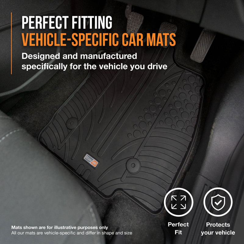 Fiat Doblo Rubber Car Mats (2010-2022)