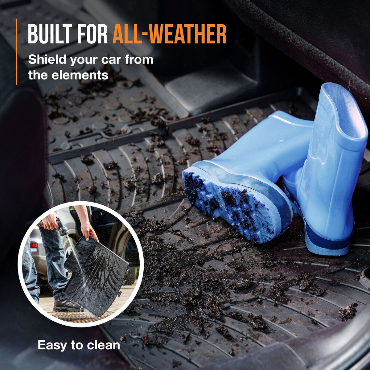 Fiat Doblo Rubber Car Mats (2010-2022)