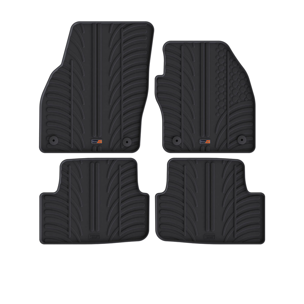 VW Polo Rubber Car Mats (2017-2021)