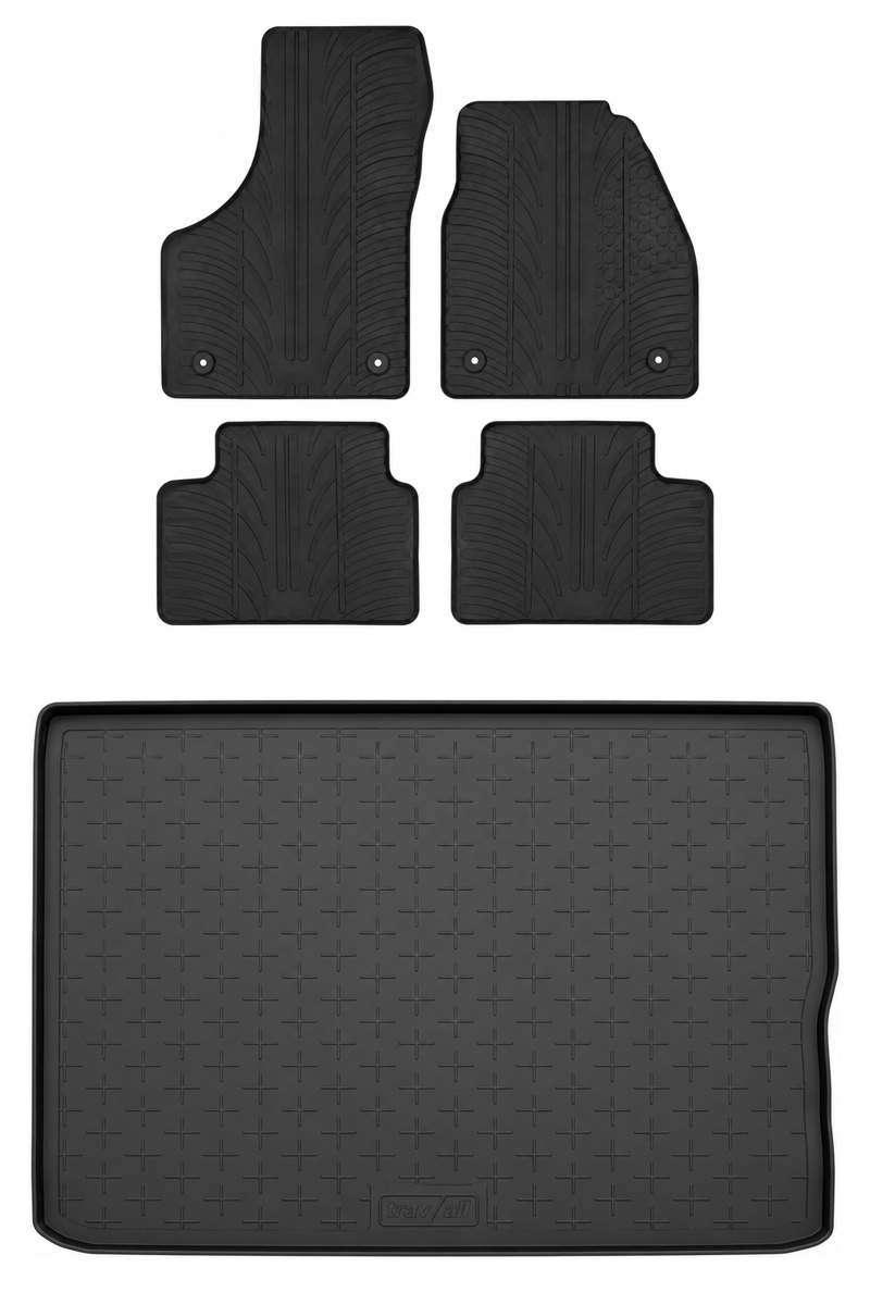 Vauxhall Meriva Rubber Boot Liner and Rubber Car Mats Bundle (2010-2017)