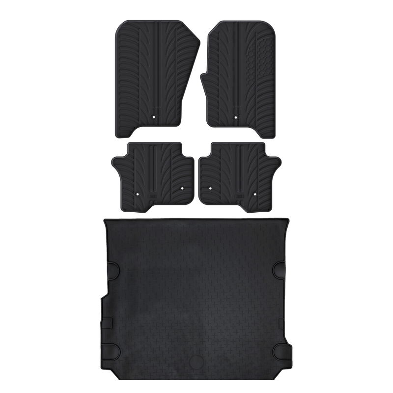 Land Rover Discovery Rubber Boot Liner and Rubber Car Mats Bundle (2009-2017)