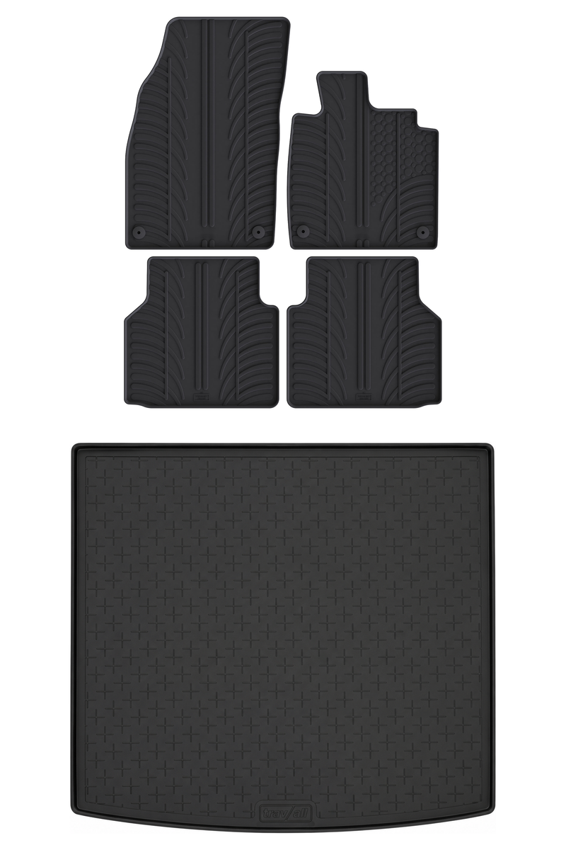 Audi Q4 e-tron Rubber Boot Liner and Rubber Car Mats Bundle (2021-)
