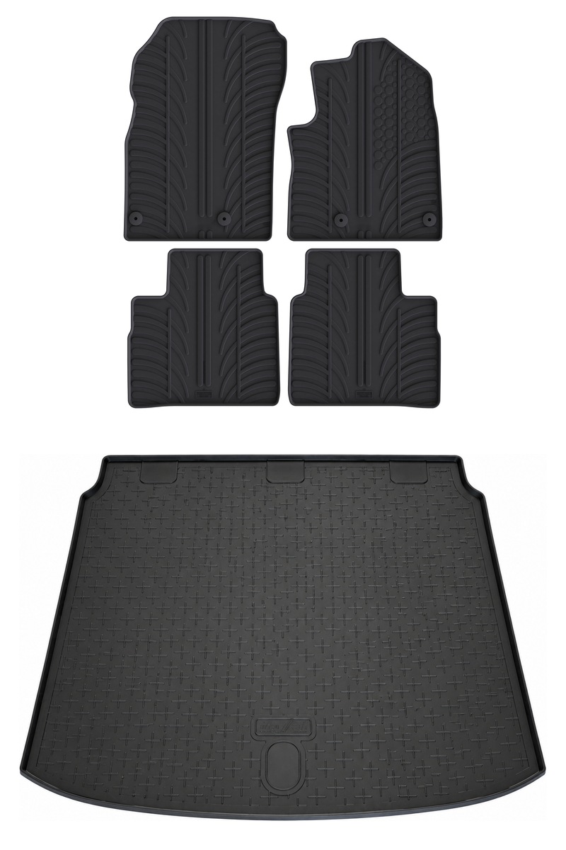 Nissan X-Trail Rubber Boot Liner and Rubber Car Mats Bundle (2007-2014)