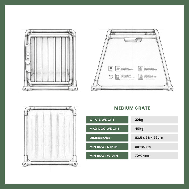 Travall Crash-tested Dog Crate