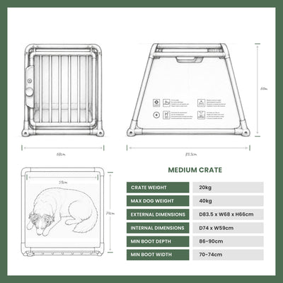 Travall Crash-tested Dog Crate