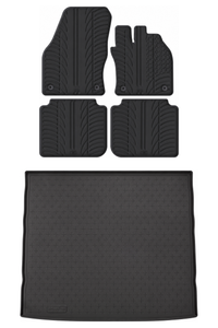 Skoda Kodiaq Rubber Boot Liner and Rubber Car Mats Bundle (2016-2024)