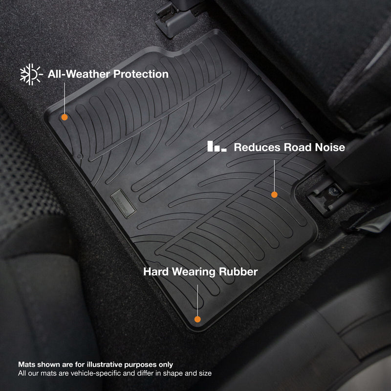 Mercedes A-Class AMG Rubber Car Mats (2018-2023)
