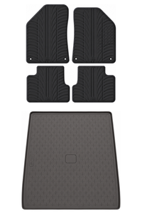 Jeep Cherokee Rubber Boot Liner and Rubber Car Mats Bundle (2014-2023)