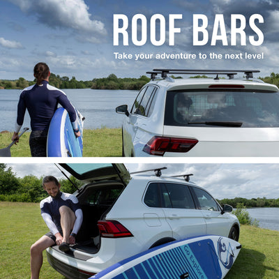 Hyundai i20 Roof Bars (Open Rail) 115cm (2014-2020)