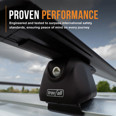 Hyundai i20 Roof Bars (Open Rail) 115cm (2014-2020)