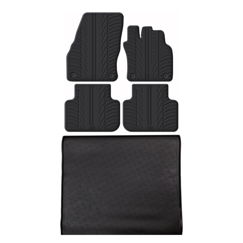 Audi Q3 Rubber Boot Liner and Rubber Car Mats Bundle (2018-2025)