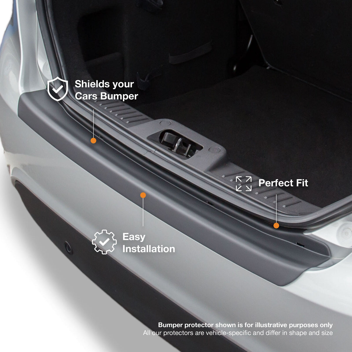Ford Tourneo Custom Protection de seuil de coffre (2013-2017)