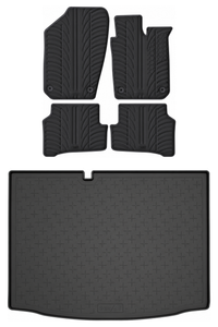 Skoda Fabia Rubber Boot Liner and Rubber Car Mats Bundle (2014-2021)