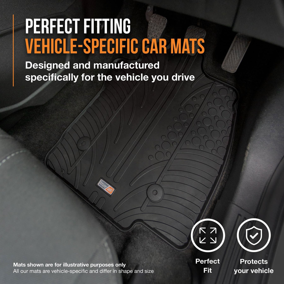 BMW X2 Rubber Car Mats (2017-2023)