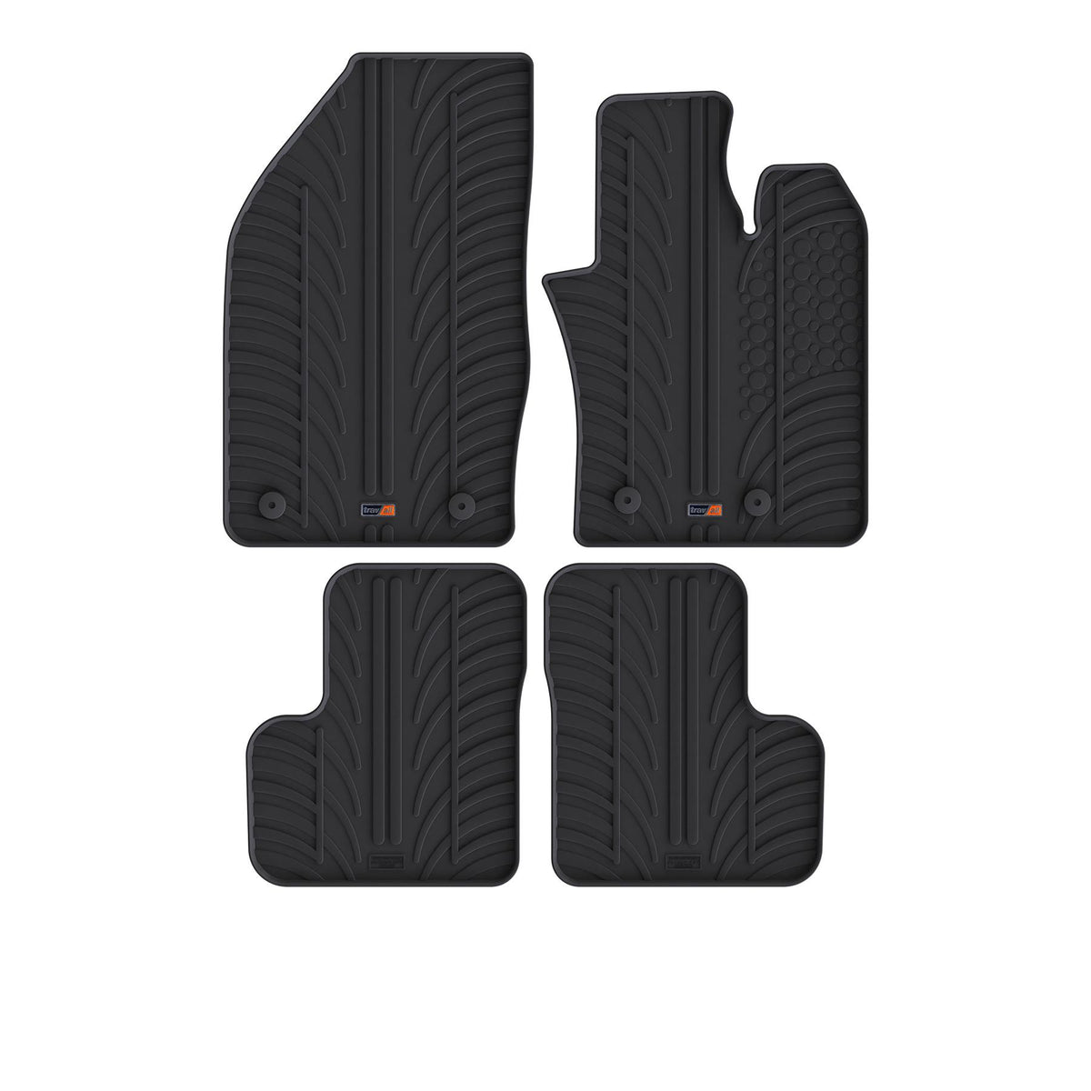 Fiat 500X Rubber Car Mats (2014-2024)