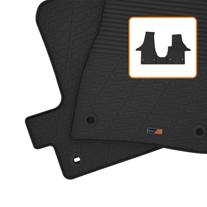VW Transporter Rubber Car Mats (2015-2019)