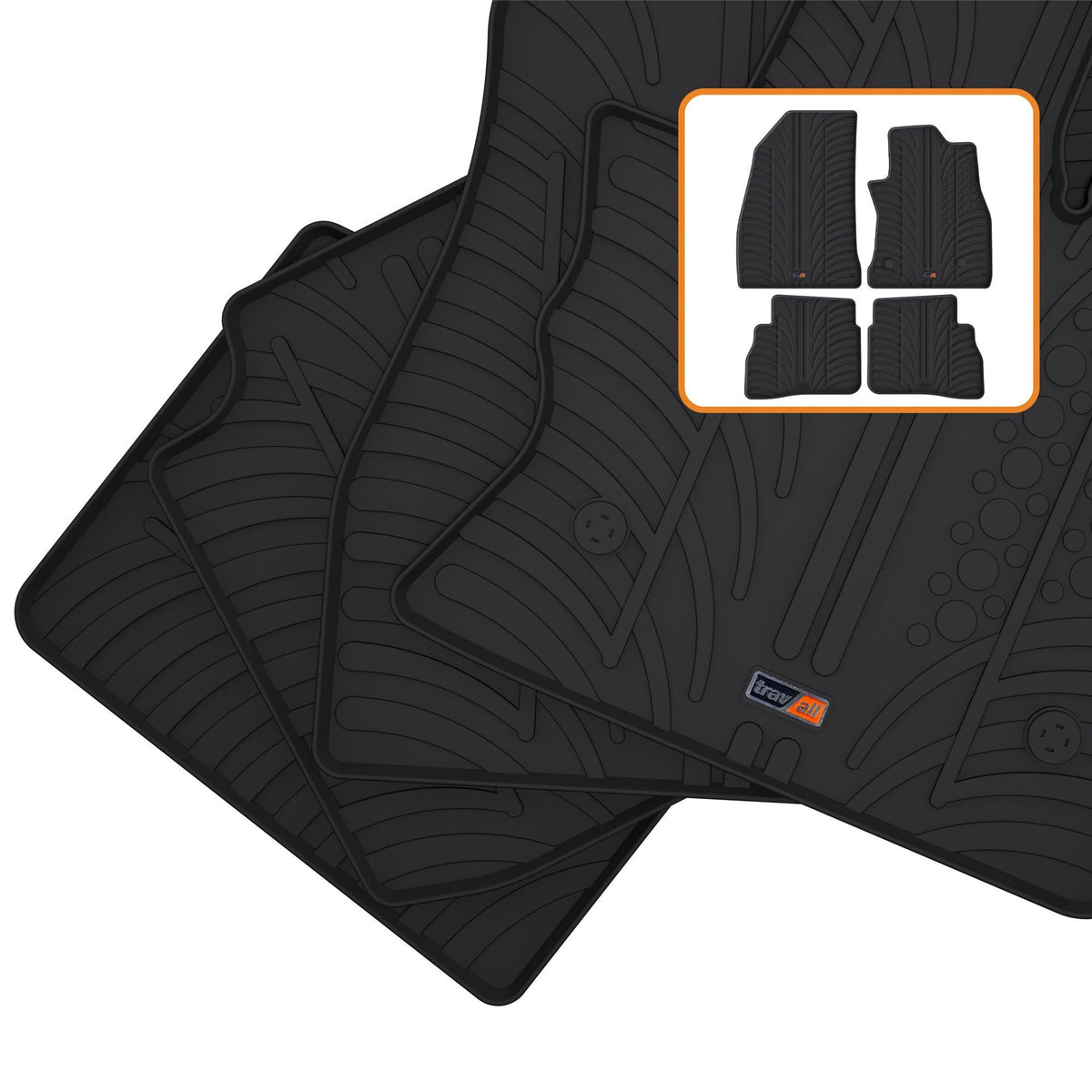 Fiat Doblo Rubber Car Mats (2010-2022)