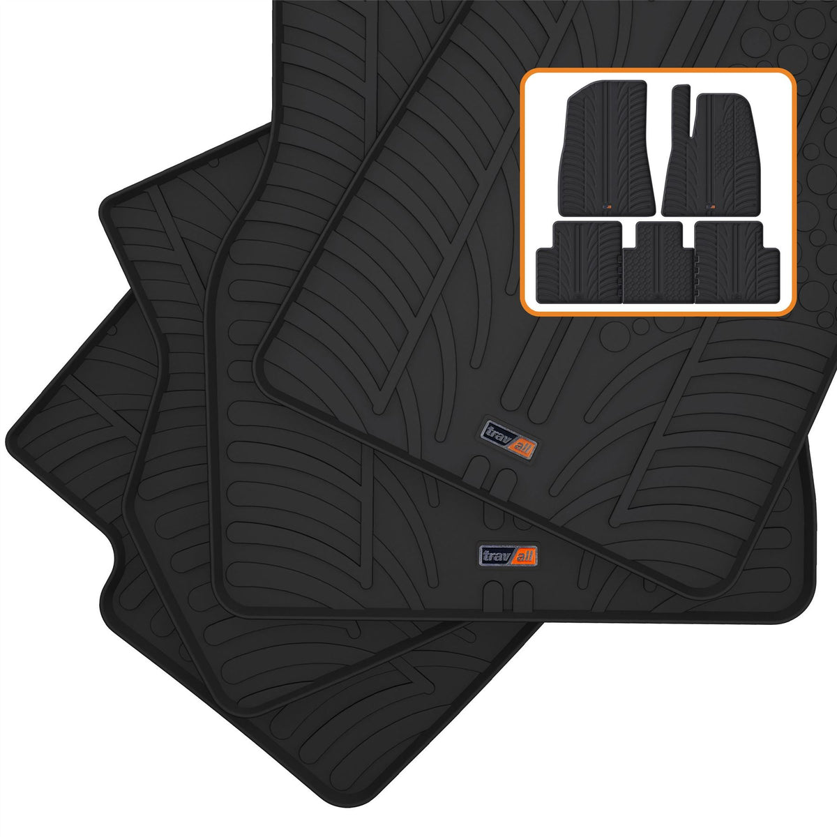 Tesla Model 3 Rubber Car Mats (2020-on)