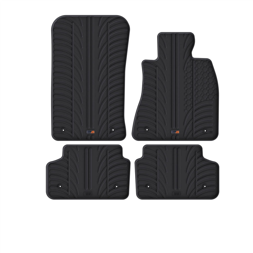 Travall Rubber Car Mats for BMW 5 Series (2010-2017)