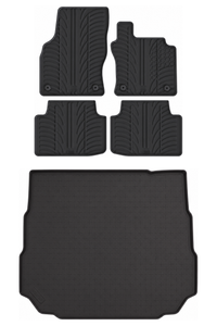 VW Passat Rubber Boot Liner and Rubber Car Mats Bundle (2015-2024)