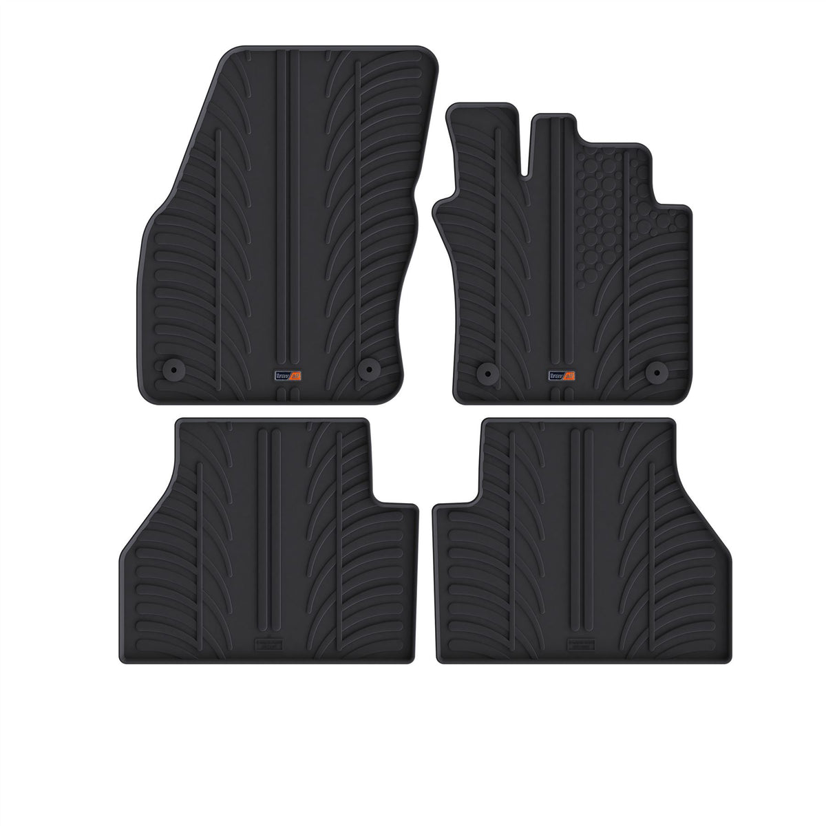 VW Caddy Rubber Car Mats (2020-on)