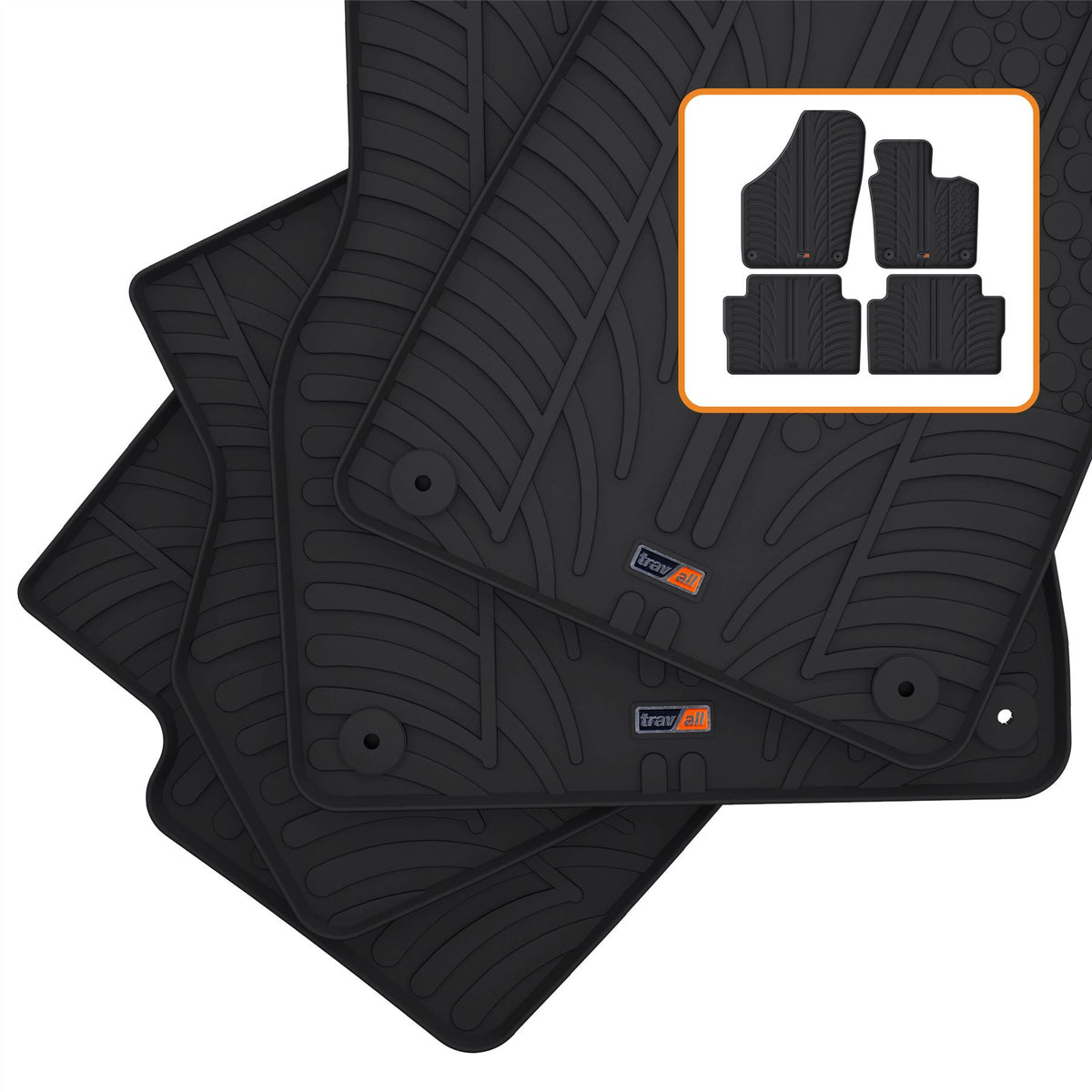 VW Sharan Rubber Car Mats (2010-2022)