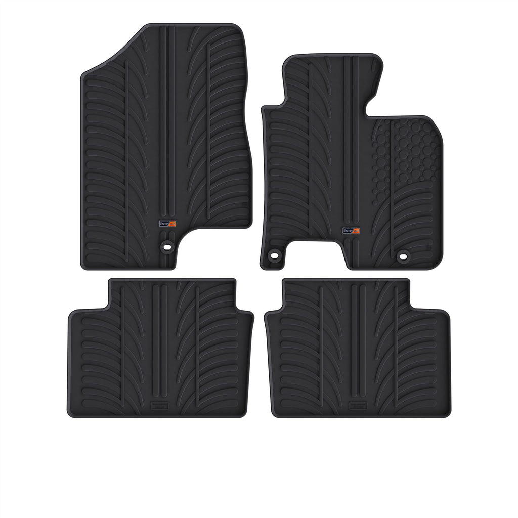 Travall Rubber Car Mats for Hyundai i30 (2011-2017)