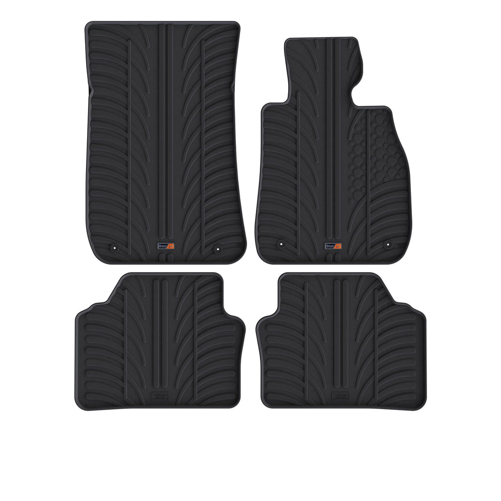 Travall Rubber Car Mats for BMW 3 Series Saloon (2005-2011)