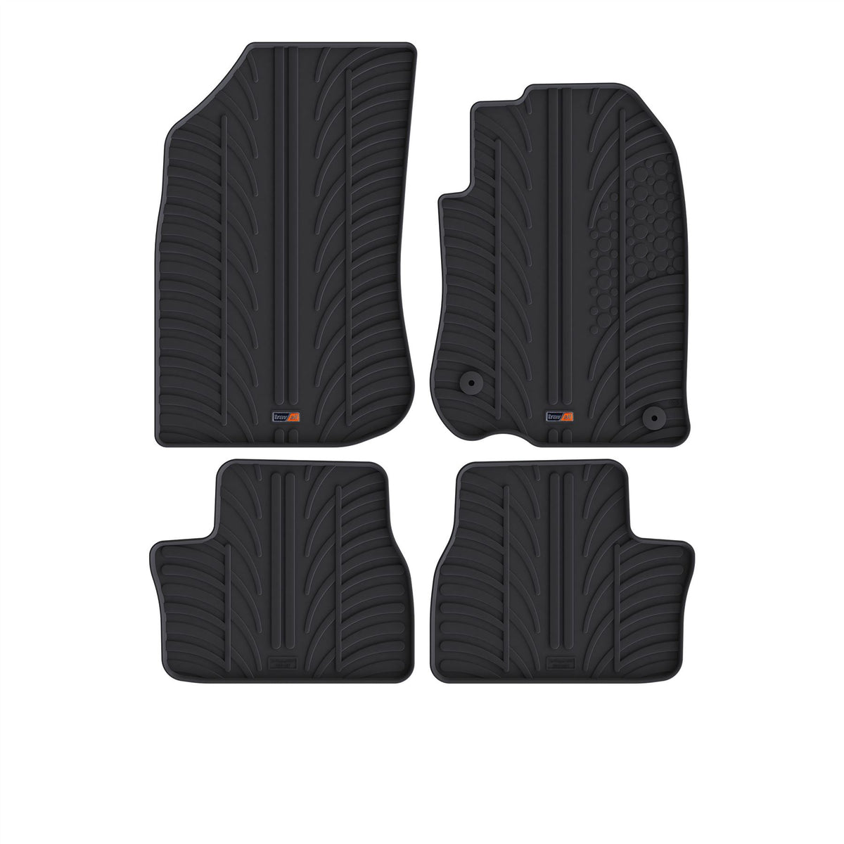 Peugeot 2008 Mats di auto in gomma (2016-2019)
