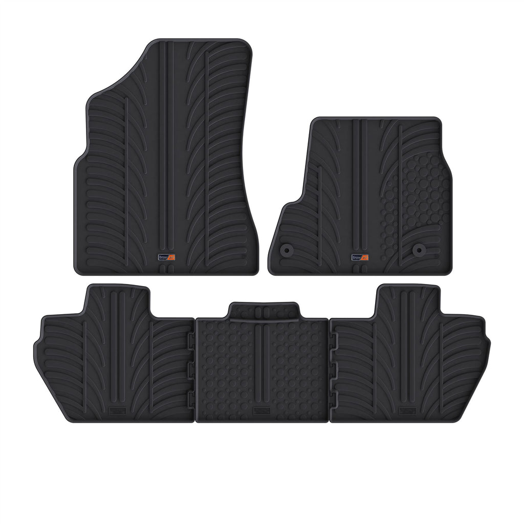 Travall Rubber Car Mats for Citroen Berlingo Multispace (2008-2018)