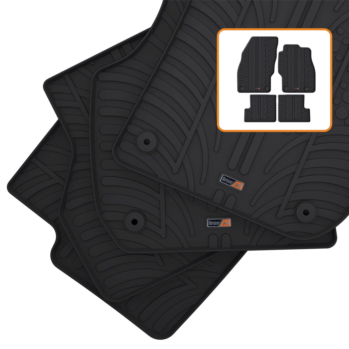 Vauxhall Adam Rubber Car Mats (2012-2019)