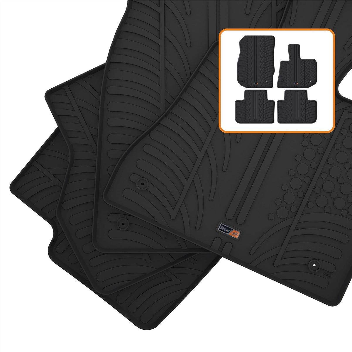 BMW X3 Rubber Car Mats (2017-2021)