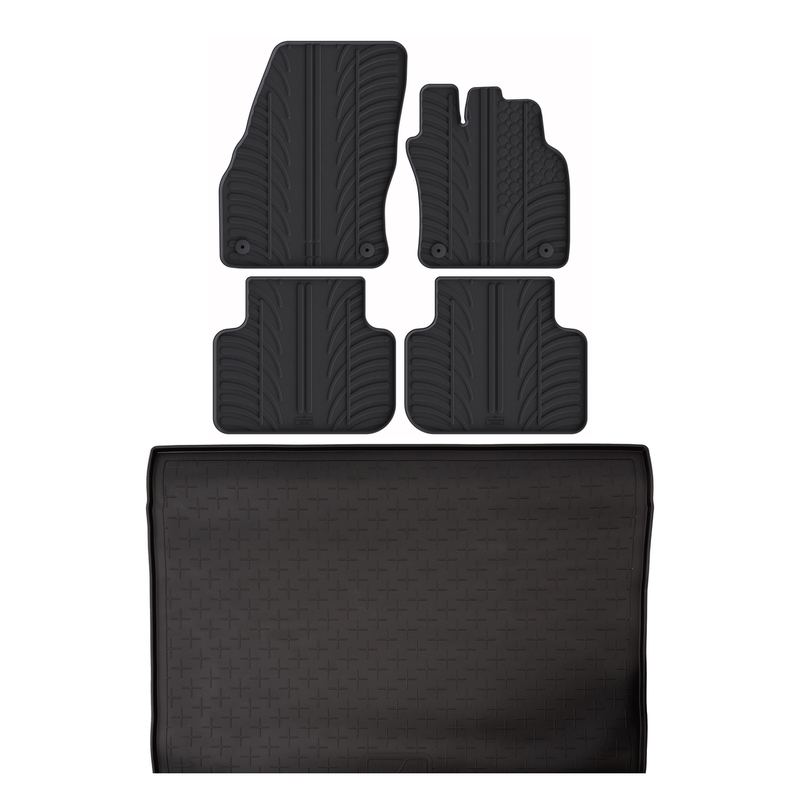 Audi Q3 Rubber Boot Liner and Rubber Car Mats Bundle (2018-2025)